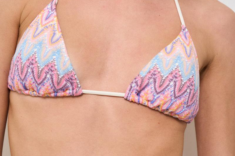 Bikini donna in maglia multicolor LEAH+MARIELLE 00185H MC2 SAINT BARTH 