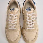 Sneakers reelwind low uomo beige e blu WWLM UT27 AUTRY 