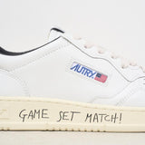 Sneakers uomo Medalist bianca e nera. AULM ML02 AUTRY 