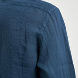 Camicia uomo Pamplona in lino blu LINEN 61 MC2 SAINT BARTH 