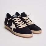 Sneakers uomo Ball Star in suede blu navy GMF00117 F00872150789 GOLDEN GOOSE 