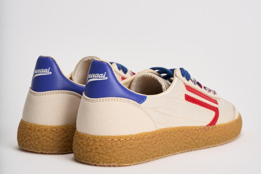 Sneakers donna XS panna, rosse e blu XS GAETA PURAAI 