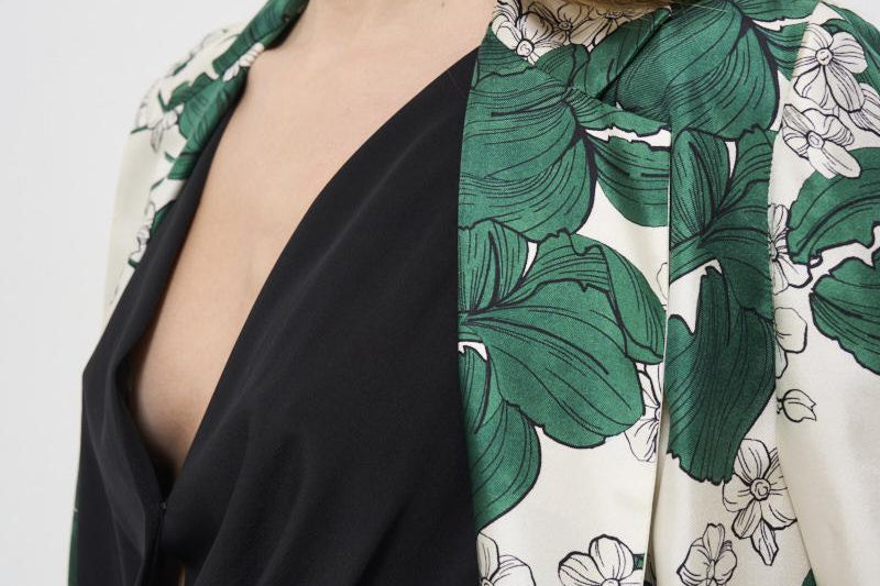 Kimono donna fantasia floreale Serenella D420410 SERENELLA868 P.a.r.o.s.h. 