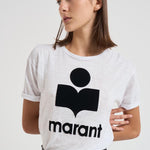 T-shirt donna bianca Koldi TS0004FA A1N09E20WH MARANT ETOILE 