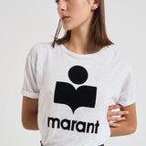 T-shirt donna bianca Koldi TS0004FA A1N09E20WH MARANT ETOILE 
