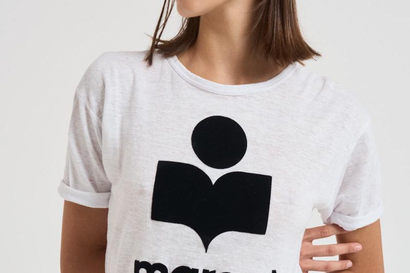 T-shirt donna bianca Koldi TS0004FA A1N09E20WH MARANT ETOILE 