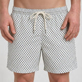 Costume uomo stampa geometrica bianco DEWT 01 MC2 SAINT BARTH 