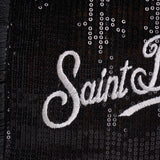 Borsa donna Vanity Mini Velvet con strass nero VANITYMINI VELV00 MC2 SAINT BARTH 