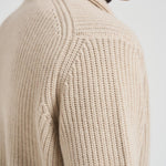 Cardigan uomo collo sciallato sabbia CS3MLT W5CP931 FILIPPO DE LAURENTIS 