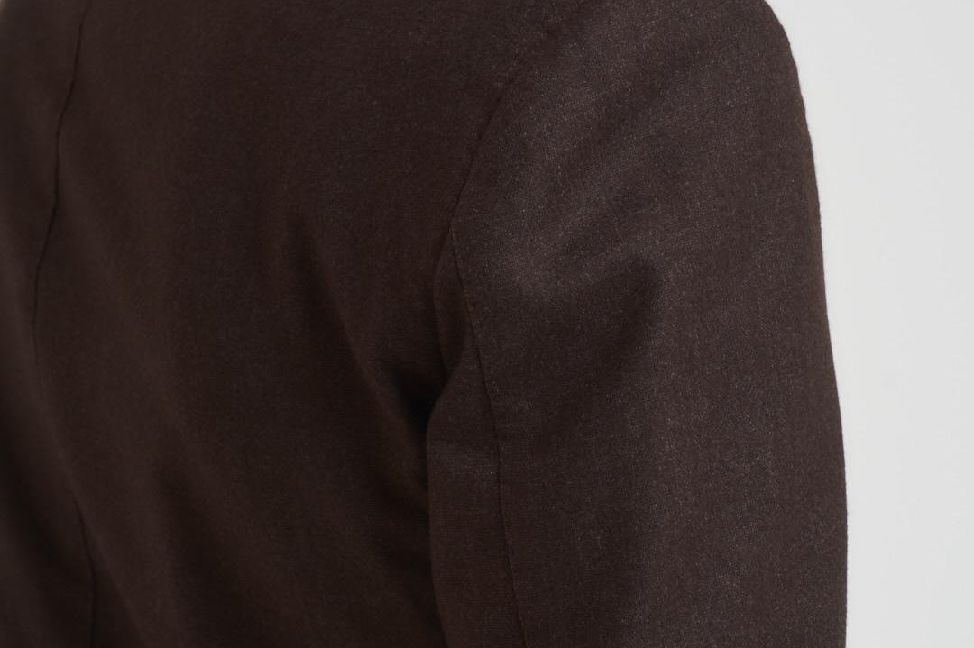 Giacca uomo monopetto marrone GL7297MF 293858F SANTANIELLO 