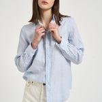Camicia donna regular fit celeste 211970730 503 RALPH LAUREN 