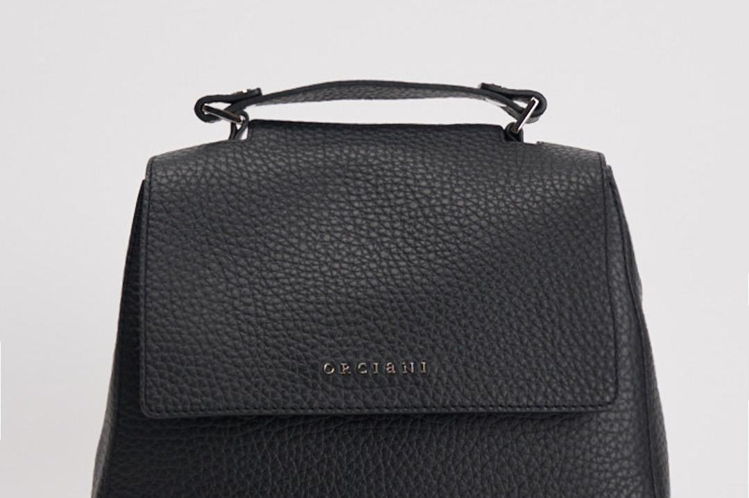 Borsa donna Sveva Soft Piccol a mano in pelle con tracolla nera B01999SOF NERO ORCIANI 