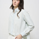 Camicia donna celeste in cotone 211891420 001 RALPH LAUREN 