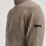 Cardigan uomo a coste tortora W25139 87 RRD 