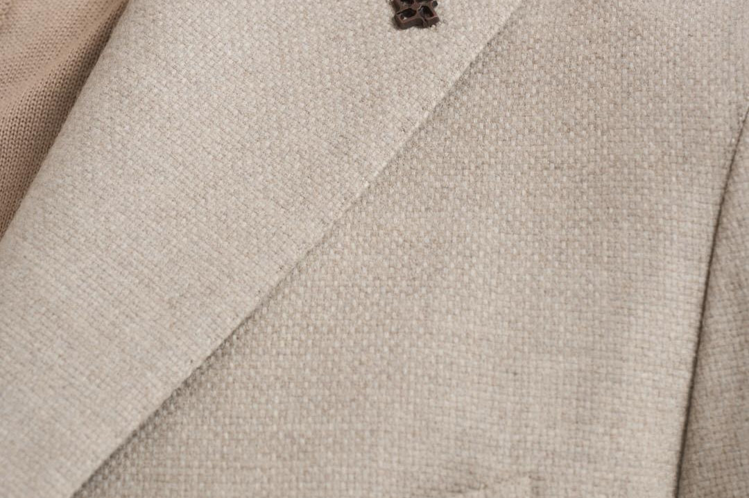 Giacca uomo monopetto in lana beige 1SMC22K C90041A1128 TAGLIATORE 