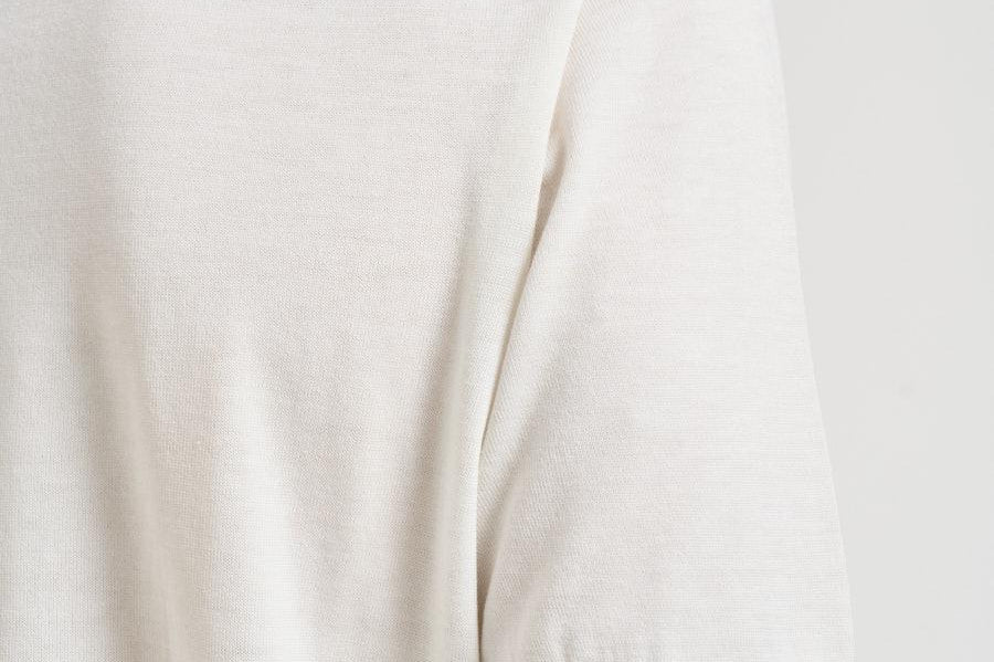 T-shirt uomo girocollo in maglia bianca 300421 25 KANGRA 