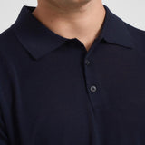 Polo uomo blu notte GMP01353 P00104150501 GOLDEN GOOSE 