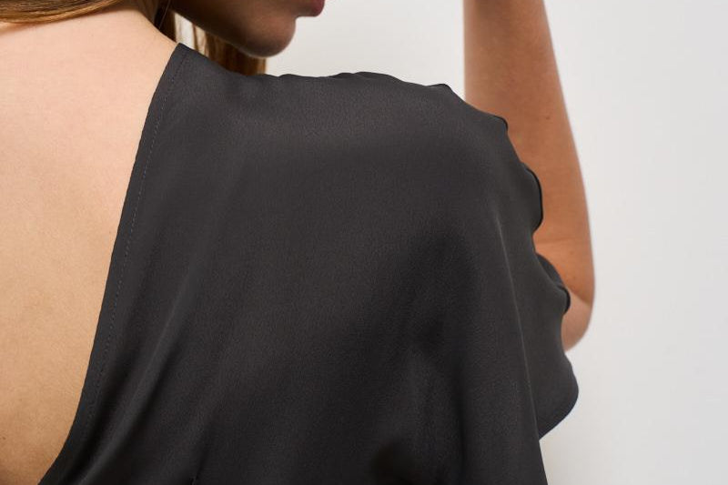 T-shirt donna girocollo nera S5SU03 Y54 SEMICOUTURE 