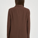 Giacca donna doppiopetto marrone 6B1044 N8029641 MONTEDORO 