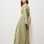 Abito donna lamé verde 13918 6014 FORTE FORTE 