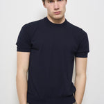 T-shirt uomo girocollo blu AU1020C 1001 ALPHA STUDIO 