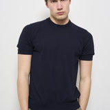 T-shirt uomo girocollo blu AU1020C 1001 ALPHA STUDIO 