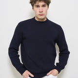 Maglia uomo girocollo blu GMP00841 P00066250486 GOLDEN GOOSE 
