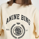 Felpa donna girocollo ecru 12486 ECRU ANINE BING 