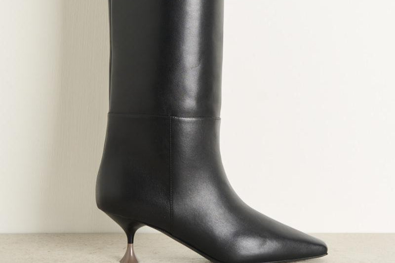 Stivali "Anita" in pelle liscia NANCY 055OXFORDBLACK 3JUIN 