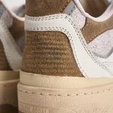 Sneakers uomo Forty2 bianca e marrone GMF00630 F00795711981 GOLDEN GOOSE 
