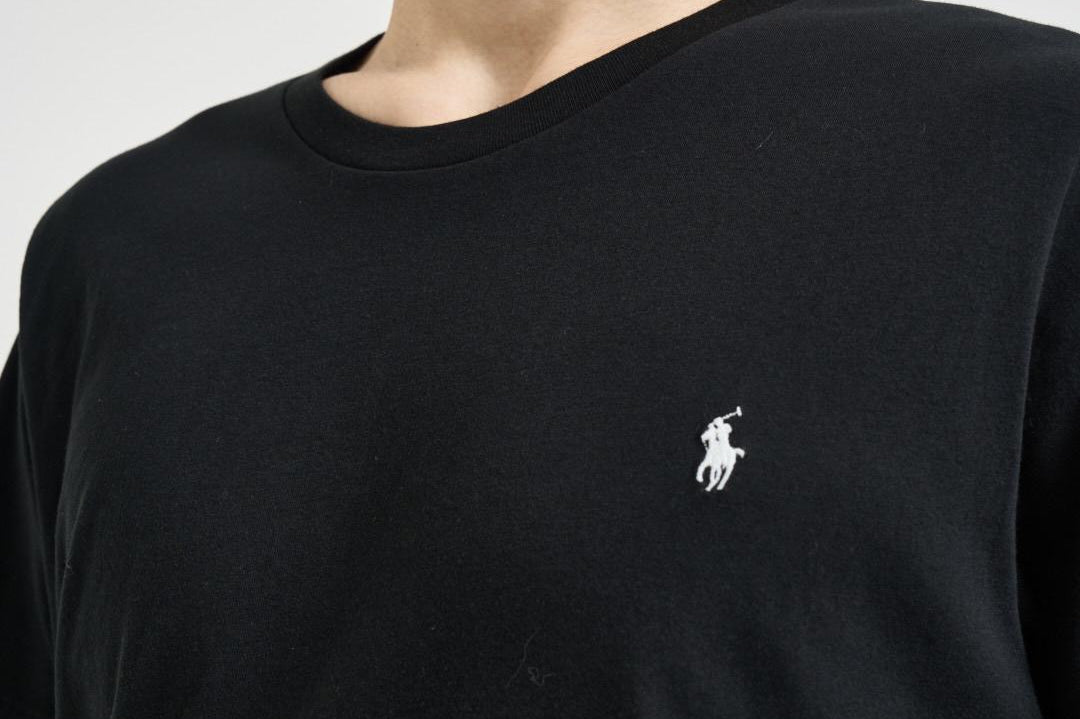T-shirt uomo girocollo nera 714844756 006 RALPH LAUREN 