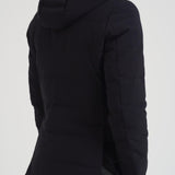 Piumino con cappuccio blu scuro F09MUCX581 18589 MONTECORE 