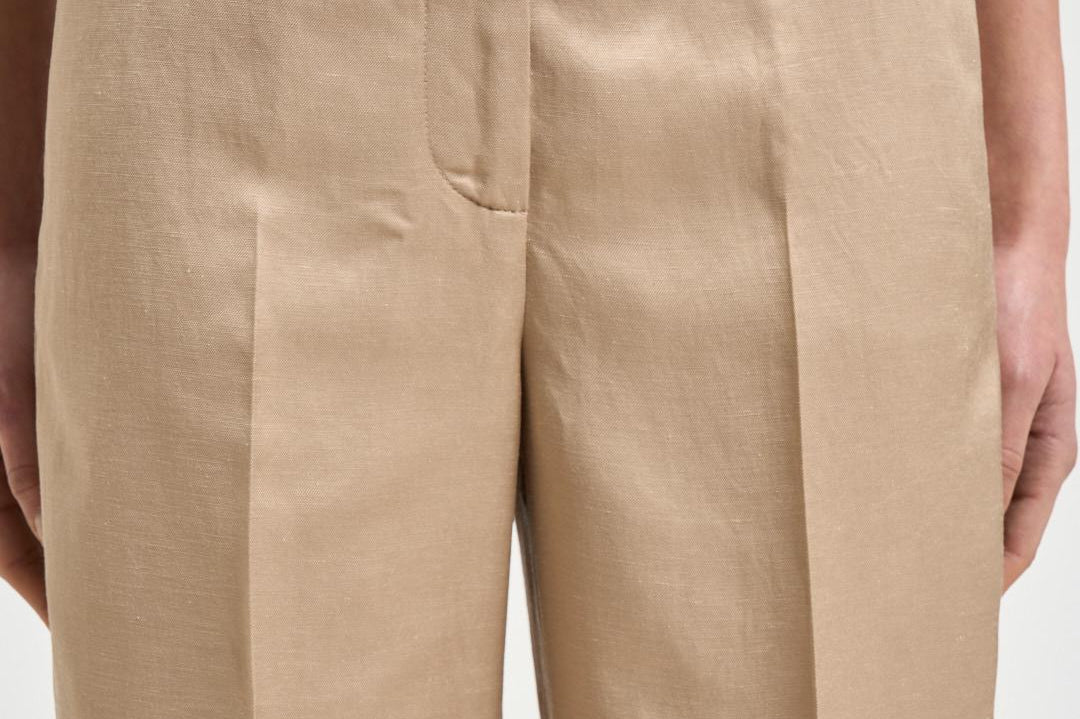 Pantaloni donna dritto beige A04210D 01926146 PESERICO 