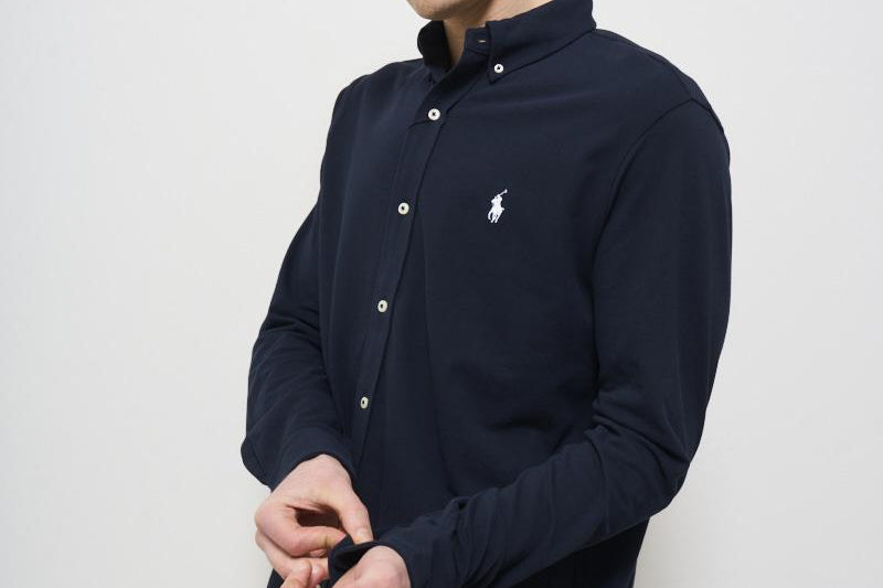 Camicia uomo blu 710654408 016 RALPH LAUREN 