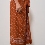 Gonna donna lunga Allegria arancione 105080 A2FLLZ3 PINKO 