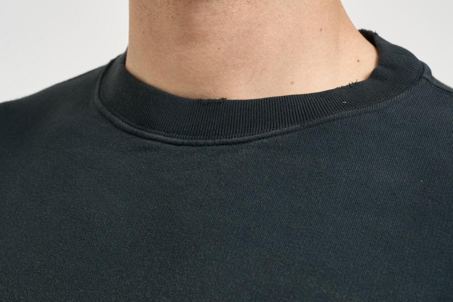 Felpa uomo girocollo antracite GUP01938 P00214690498 GOLDEN GOOSE 