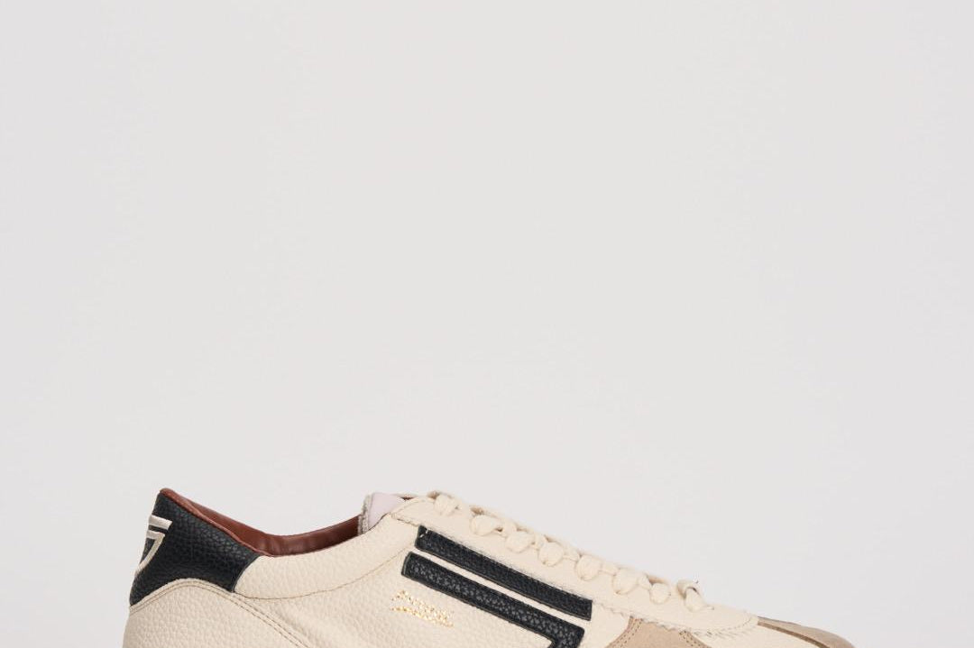 Sneakers donna Vintage Vegan Leather panna PU101V029 OSSO PURAAI 