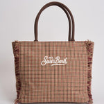 Borsa donna Vanity pied de poule marrone VANITY PDP45 MC2 SAINT BARTH 