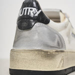 Sneakers uomo Medalist Super Vintage bianca, nera e argento AVLM MS13 AUTRY 