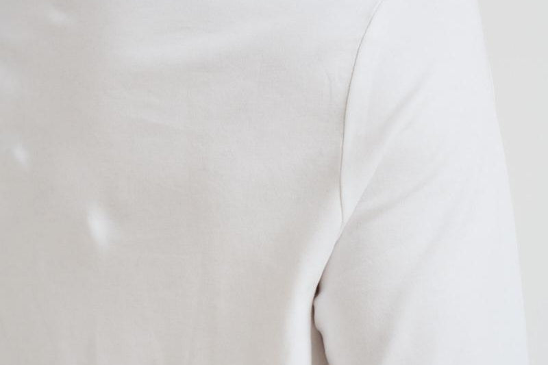 T-shirt uomo bianca manica lunga 710760121 002 RALPH LAUREN 