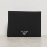 Portafoglio uomo in pelle nero con logo Y4R165 Y138E81072 EMPORIO ARMANI 