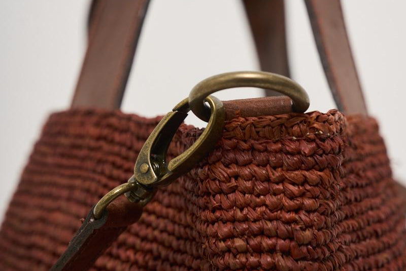 IBELIV Borsa donna Mirozy a mano in rafia MIROZY WOOD IBELIV 