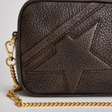 Borsa donna mini star bag moro GWA00228 A00075955357 GOLDEN GOOSE 