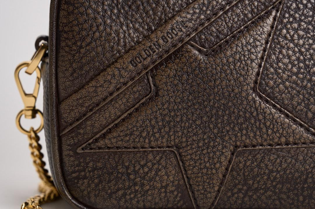 Borsa donna mini star bag moro GWA00228 A00075955357 GOLDEN GOOSE 