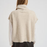 Maglia donna gilet panna D540924 LACOON084BURRO P.a.r.o.s.h. 