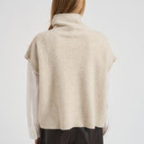Maglia donna gilet panna D540924 LACOON084BURRO P.a.r.o.s.h. 
