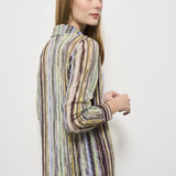 Camicia donna a righe multicolor DS25SJ0C BR002HSM9KS MISSONI 
