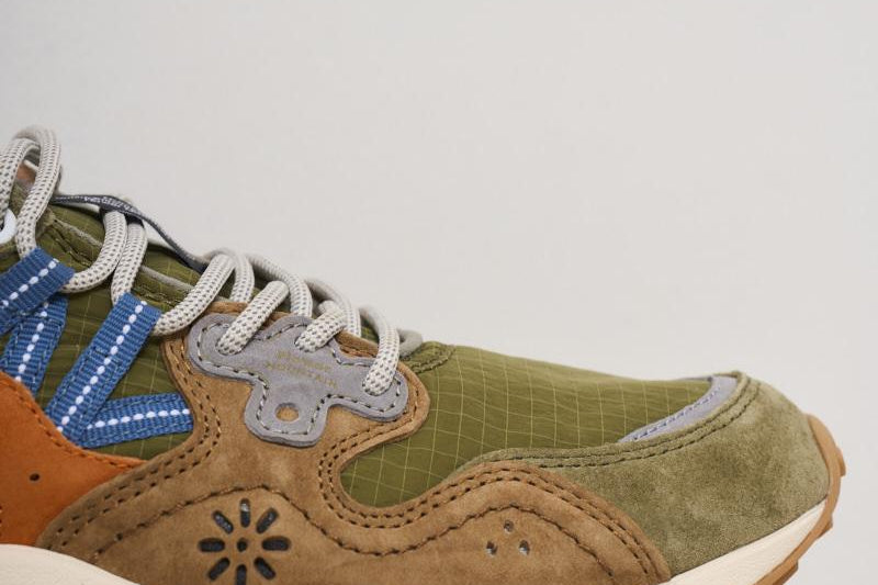 Sneakers uomo Yamano 3 verde 1F06 MILITAREBROWN FLOWER MOUNTAIN 