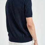 Polo uomo in maglia blu 710980682 001 RALPH LAUREN 