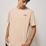 T-shirt uomo girocollo beige ATH084 092 BARROW 